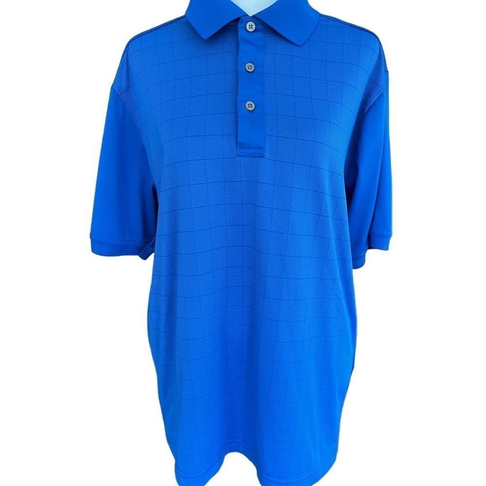 Grand Slam Performance blue polo shirt, size M.
